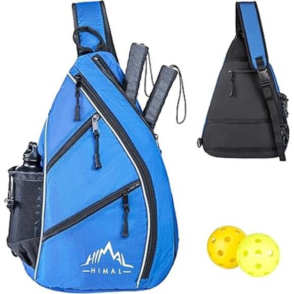 Pickleball Bag-Adjustable Pickleball,Tennis,Racketball Sling Bag-Pickleball - Picture 8 of 8